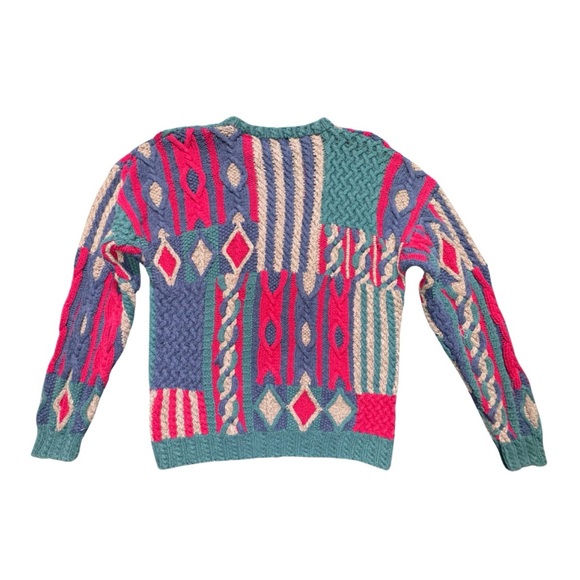 Colorful Geometric Pattern Sweater - Picture 2 of 3